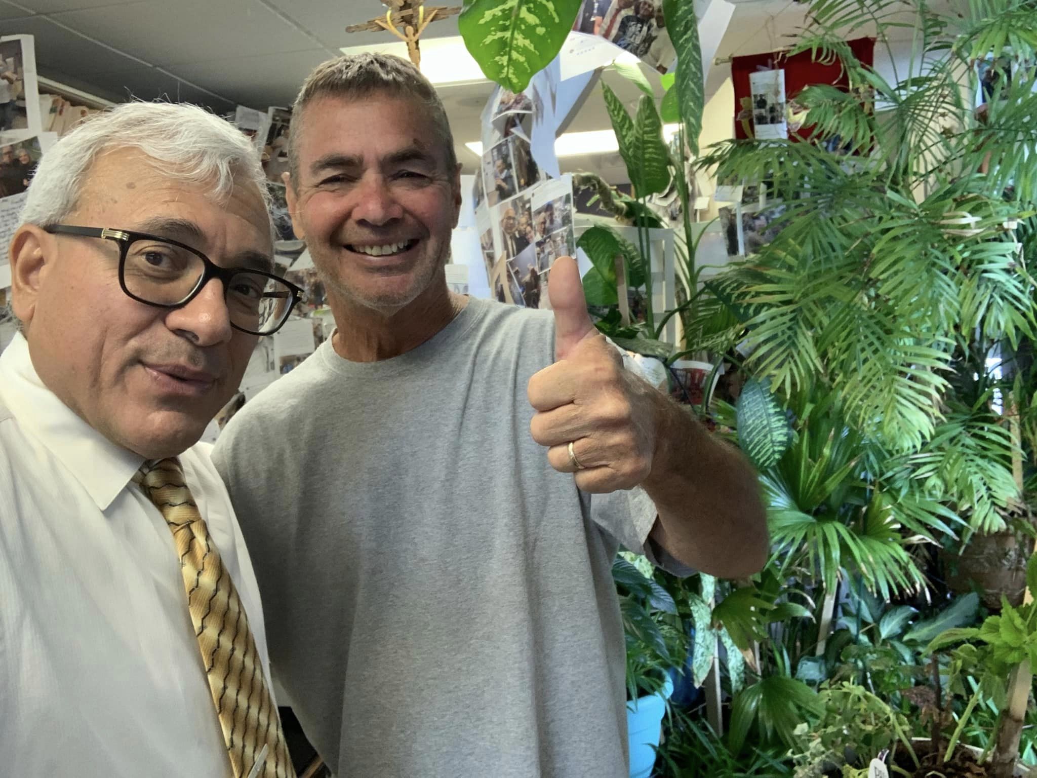 Dr. Ghaly with Patient